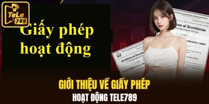 Giới thiệu về giấy phép hoạt động tele789